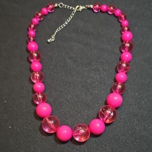 Pink Beaded Necklace